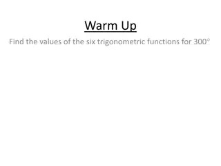 Trigonometric Functions and Calculator Applications