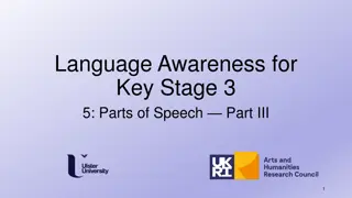 Understanding Parts of Speech: Determiners and Beyond