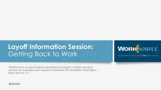 WorkSource Information Session: Programs and Assistance for Job Seekers