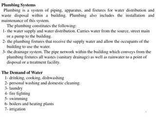 Understanding Plumbing Systems and Fixtures in Buildings