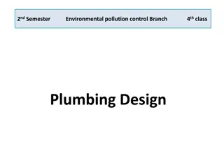 Plumbing Design Principles and Practices for Environmental Pollution Control