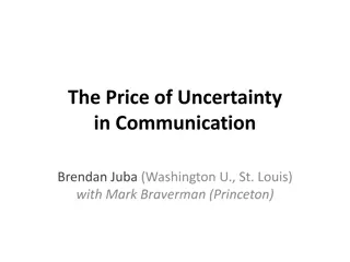 Decoding Uncertainty in Communication: Exploring Prior Distributions and Coding Schemes