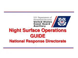 Night Surface Operations Guide for Safe Conduct of Night Operations