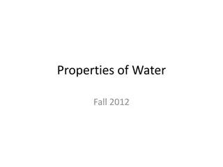 Understanding the Unique Properties of Water: Adhesion, Cohesion, and Hydrogen Bonds