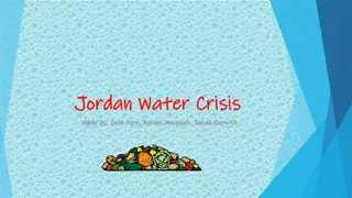 Addressing the Water Crisis in Jordan: Causes, Consequences, and Solutions