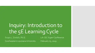 Exploring the 5E Learning Cycle in Science Education