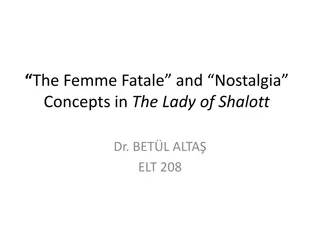 The Femme Fatale and Nostalgia Concepts in 