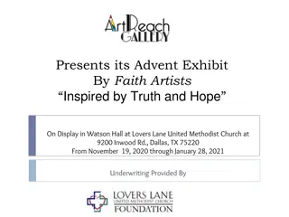 Faith Artists' Advent Exhibit: Inspiring Truth and Hope