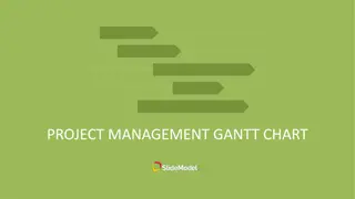 Comprehensive Collection of Project Management Gantt Charts