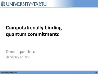 New Perspectives on Computationally Binding Quantum Commitments