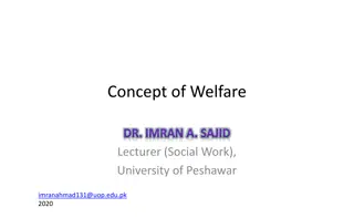 Social Institutions and Welfare in Human Society