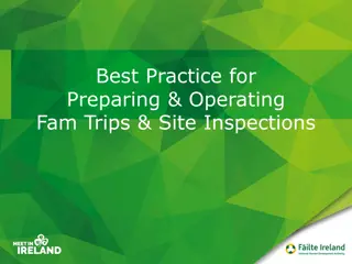 Event Management Best Practices for Familiarization Trips and Site Inspections