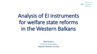 Analysis of EU Instruments for Welfare State Reforms in Western Balkans