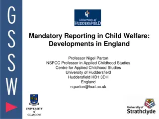 Evolution of Child Welfare Policy in England