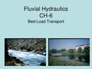 Sediment Transport in Fluvial Hydraulics