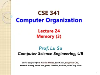 Cache Memory Organization in Computer Systems