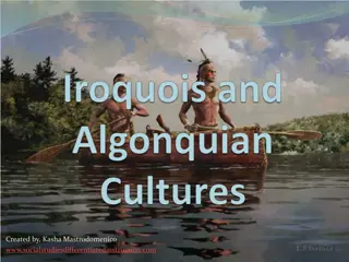 Indigenous Cultures of New York: Iroquois and Algonquian Societies