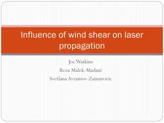 Experimental Study on Wind Shear Effects on Laser Propagation