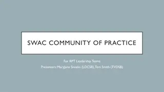 Enhancing Collaboration in SWAC Education Through Community of Practice