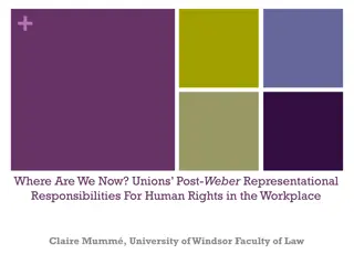 Unions Post-Weber: Representational Responsibilities For Human Rights