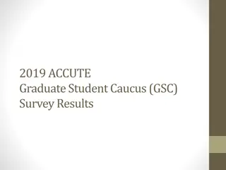 2019 ACCUTE GSC Graduate Program Survey Results and Statistics