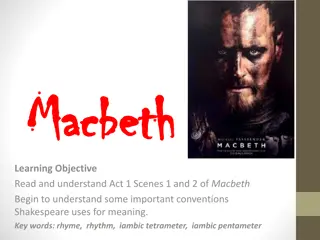 Shakespeare's Conventions in Macbeth Act 1 Scenes 1 and 2