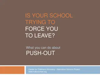 Protecting Your Education Rights: Understanding Push-Out & School Expulsion