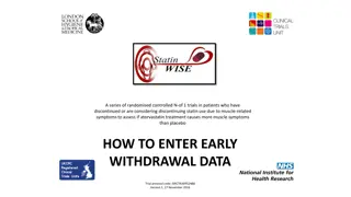 Early Withdrawal Process in Clinical Trials