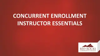 Comprehensive Overview of Concurrent Enrollment Program at RRCC