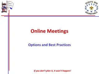 Best Practices for Safe and Effective Online Meetings