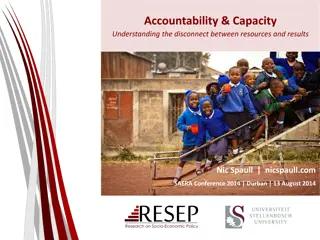 Understanding the Disconnect: Accountability and Capacity in Education