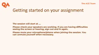 Tips for Efficient Assignment Start