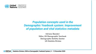 Improvement of Population and Vital Statistics Metadata in the Demographic Yearbook System