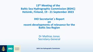 Recent Developments in Marine Geospatial Information Management