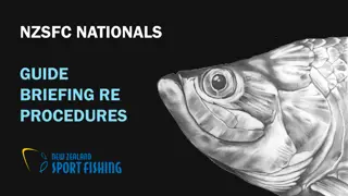 NZSFC Nationals Guide - Fish Counting Procedures and Point System