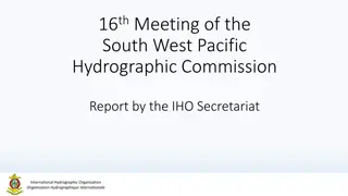 Updates from the 16th Meeting of South West Pacific Hydrographic Commission