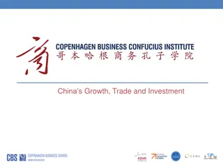 China's Economic Growth, Trade, and Investment Trends