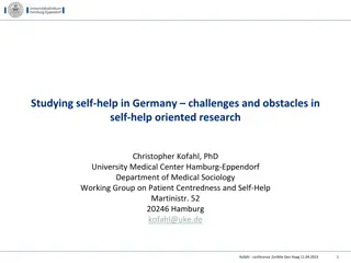 Challenges in Self-Help Research in Germany