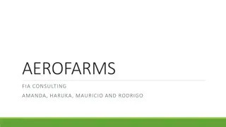 Aerofarms Sustainability Strategy Analysis