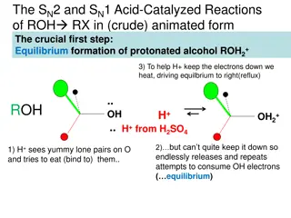 Acid-Catalyzed Reactions of Alcohols: SN2 and SN1 Mechanisms