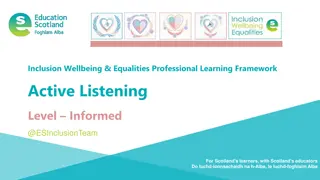 Professional Learning Framework for Inclusion and Wellbeing