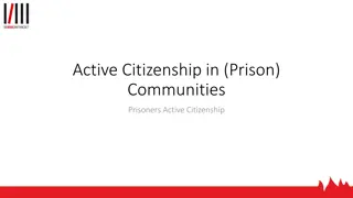 Promoting Active Citizenship in Prison Communities