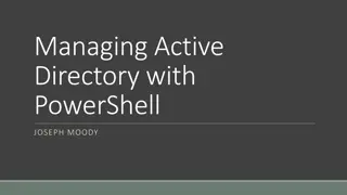 Mastering Active Directory Management with PowerShell