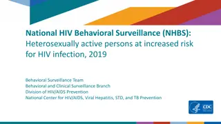 National HIV Behavioral Surveillance (NHBS): Insights and Findings