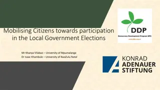 Enhancing Citizen Participation in Local Government Elections