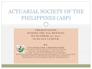 Actuarial Society of the Philippines Overview