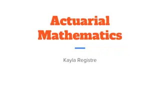 Career Insights in Actuarial Mathematics