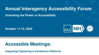 Enhancing Accessibility in Conferencing Platforms: A Comprehensive Review