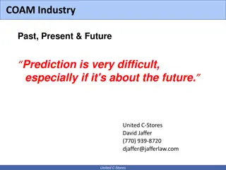 The Future of COAM Industry: Insights and Recommendations