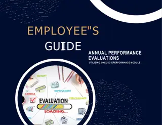 Employee Annual Performance Evaluation Process Using OneUSG ePerformance Module